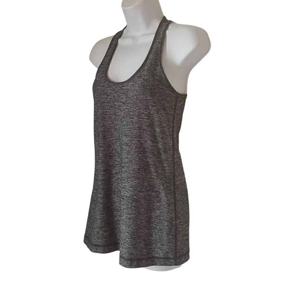 Lululemon Racerback Gray Tank Top sz 6